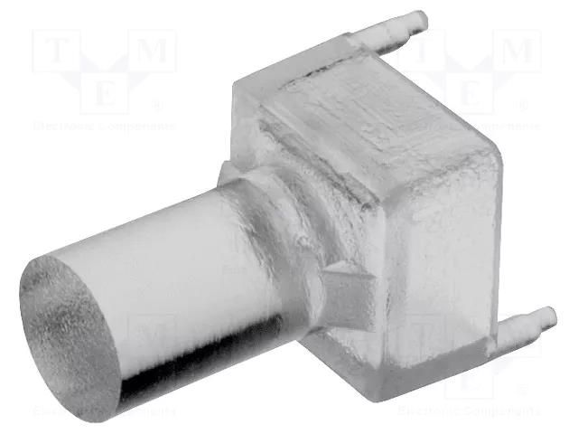 Fiber for LED; Ø3mm; L: 7.62mm; round; Front: flat BIVAR VLP-300-F