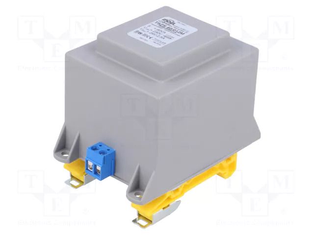 Transformer: encapsulated; 60VA; 230VAC; 24V; 2.5A; IP00; A: 70mm INDEL TSZS55/24V