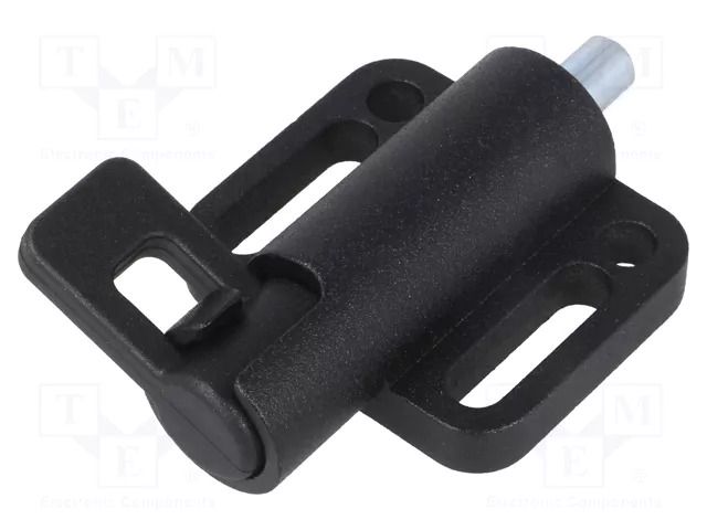 Spring latch; for profiles; W: 38mm; zinc alloy; F1: 21N; F2: 27N ELESA+GANTER GN416-6-38-L1