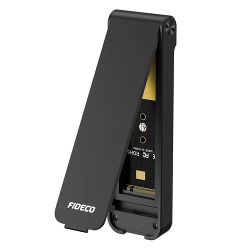 M.2 NVMe 10Gbps SSD enclosure FIDECO M210CP black (USB-C/USB 3.2), FIDECO M210CP(Black)