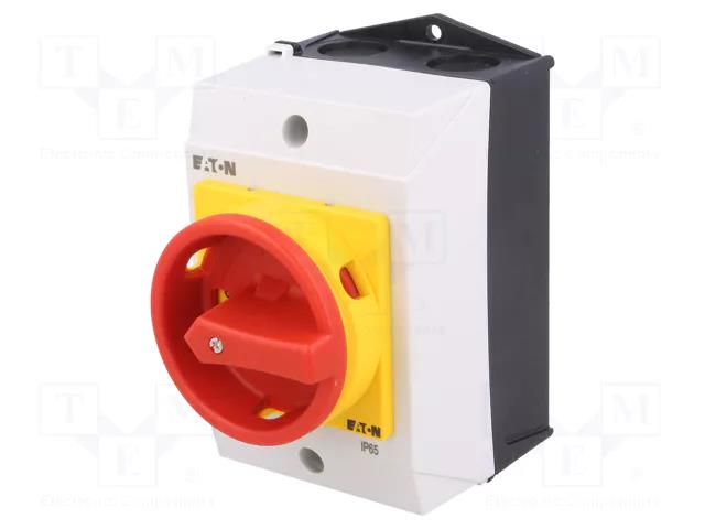 Switch: main cam switch; Stabl.pos: 2; 20A; OFF-ON; in housing EATON ELECTRIC T0-1-102/I1/SVB