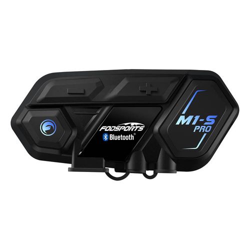 Fodsports M1-S Pro motorcycle intercom (black), Fodsports M1-S Pro