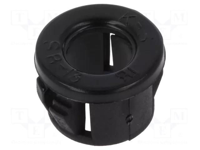Grommet; Ømount.hole: 12.7mm; Øhole: 8mm; black KSS WIRING SB-13