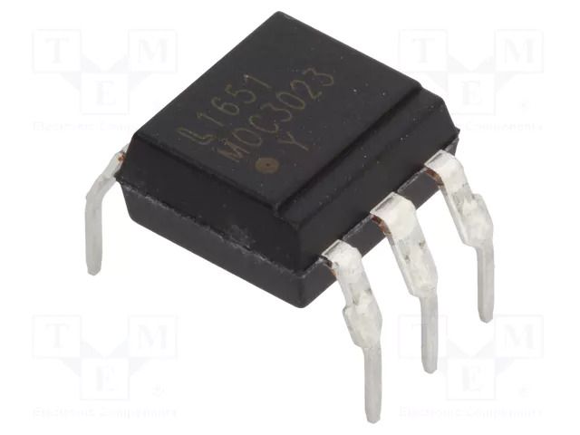Optotriac; 5kV; Uout: 400V; without zero voltage crossing driver LITEON MOC3023M-LIT