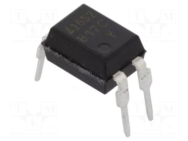 Optocoupler; THT; Ch: 1; OUT: transistor; Uinsul: 5kV; Uce: 35V; DIP4 LITEON LTV-817-C