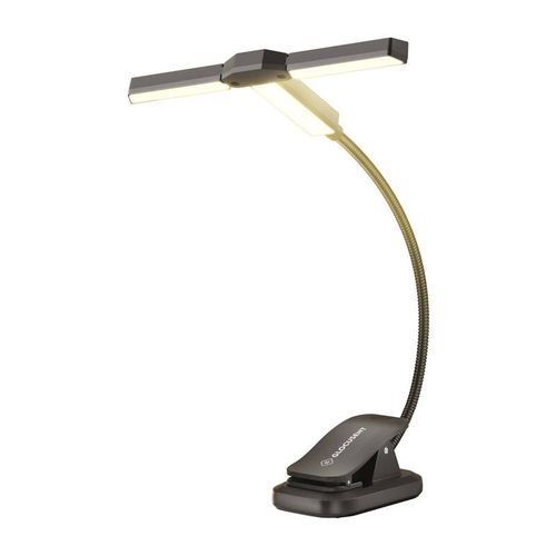 Tri-Head Book Light Glocusent GLCSNTA2302 USB-C 1000mAh Black, Glocusent GLCSNTA2302
