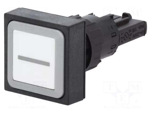 Switch: push-button; 16mm; Stabl.pos: 1; white; RMQ-16; Pos: 2 EATON ELECTRIC Q25D-20