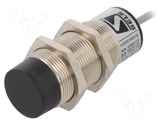 Sensor: inductive; OUT: NPN / NO; 0÷15mm; 10÷30VDC; M30; 2m; IP67 SELS PCID-15ZN