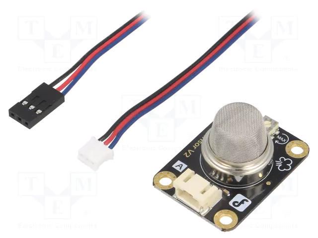 Sensor: gas level; analog; 5VDC; Kit: module,cables; MQ-2; Ch: 1 DFROBOT DF-SEN0127