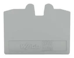 END AND INTERMEDIATE PLATE, GRAY, RAIL 2050-1291.