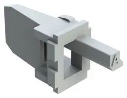 P-WEDGELOCK, 4POS, THERMOPLASTIC, GREY AW4P-A