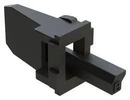 P-WEDGELOCK, 4POS, THERMOPLASTIC, BLACK AW4P-B
