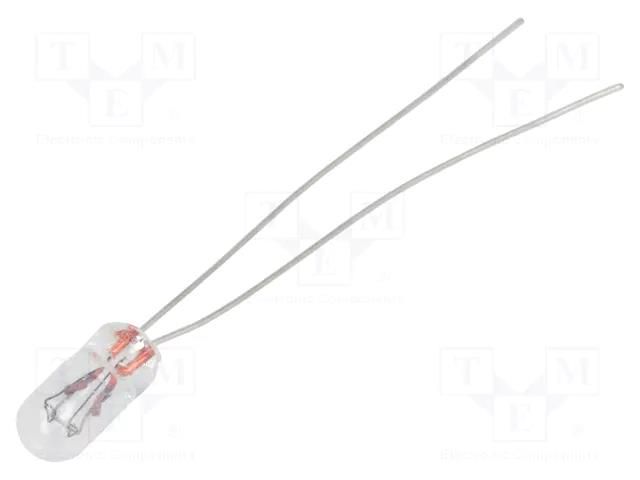 Filament lamp: miniature; 28VDC; 24mA; Bulb: T1; Ø: 3.15mm; L: 6.35mm BRIGHTMASTER L16-28/24