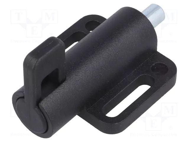 Spring latch; for profiles; W: 46mm; zinc alloy; F1: 25N; F2: 38N ELESA+GANTER GN416-8-46-S