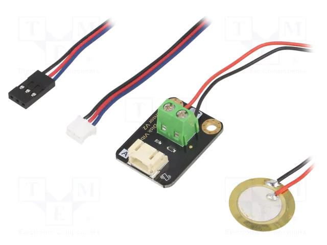 Sensor: vibration; analog; 3.3÷5VDC; Ch: 1; Gravity; Arduino DFROBOT DF-DFR0052