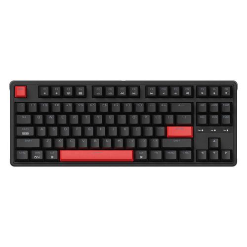 Keychron C3 Pro Red Backlight Red Switch Mechanical Keyboard (black), Keychron C3P-A1