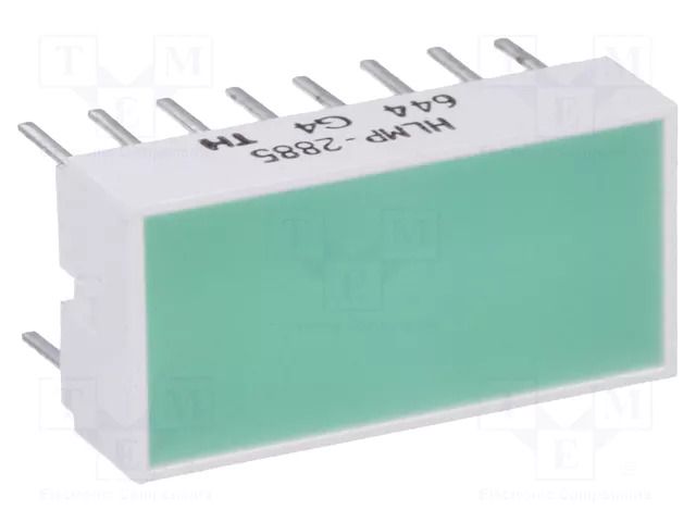 LED backlight; green; Lens: diffused,green; λd: 567nm; 22÷100mcd BROADCOM (AVAGO) HLMP-2885