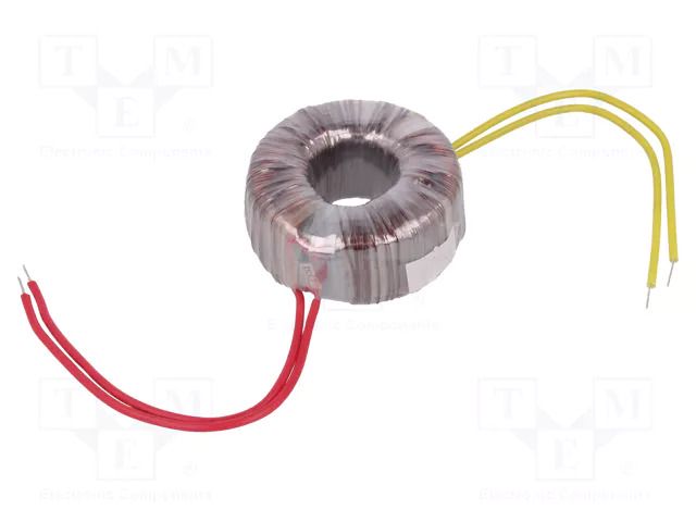 Transformer: toroidal; 35VA; 230VAC; 12V; 2.9A; Leads: cables; IP00 INDEL TST35W/12V