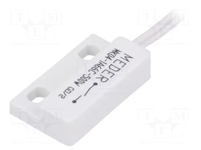 Reed switch; Pswitch: 10W; 23x13.9x5.9mm; Connection: lead 0,5m MEDER MK04-1A66C-500W