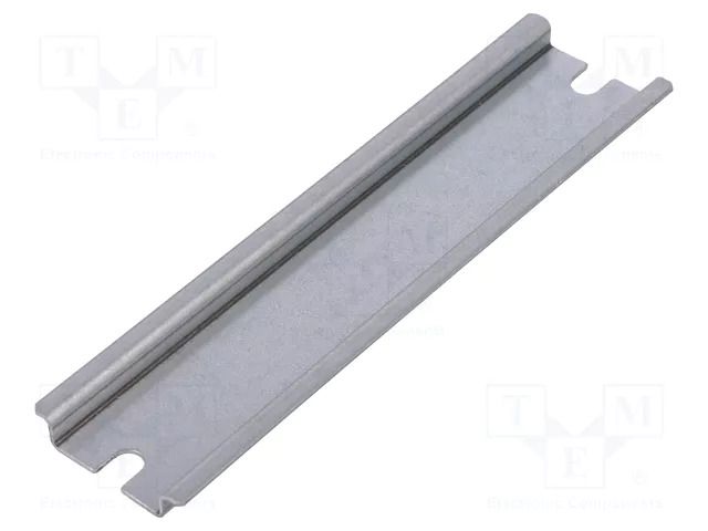 DIN rail; steel; zinc; L: 140mm; W: 35mm; TS35 FIBOX ARH16