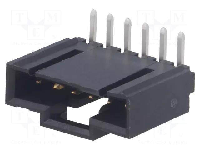Connector: wire-board; socket; male; PIN: 6; SL; angled 90°; THT MOLEX MX-70553-0005