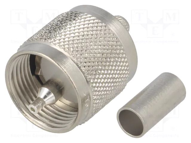 Connector: UHF (PL-259); plug; male; straight; crimped; for cable TELEGÄRTNER J01040A0001