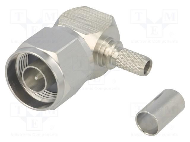 Connector: N; plug; male; CNT; angled 90°; 50Ω; soldering,crimped CommScope 240BPNR-CR