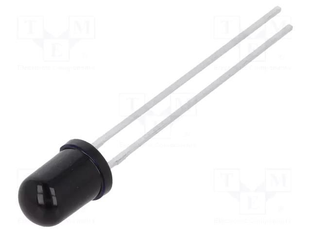 IR transmitter; 5mm; 950nm; black; 130mW; 20°; 1.5÷1.8VDC; THT ams OSRAM SFH4546
