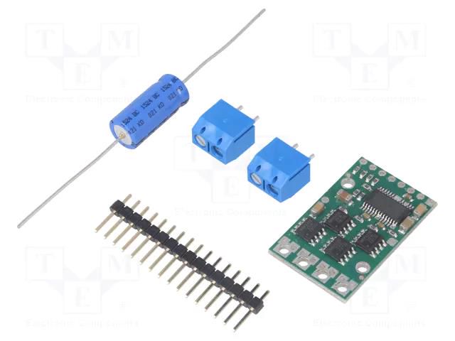 DC-motor driver; 40kHz; PWM; 15A; Uin mot: 5.5÷30V; Uin log: 5.5V POLOLU POLOLU-755