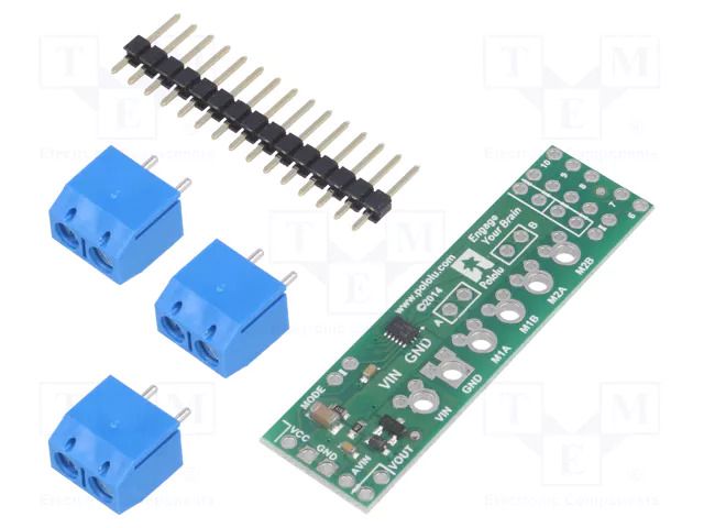 DC-motor driver; DRV8835; 250kHz; PWM; 1.2A; Uin mot: 2÷11V; Ch: 2 POLOLU POLOLU-2511