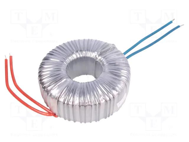 Transformer: toroidal; 450VA; 230VAC; 24V; 18.75A; Leads: cables INDEL TST450W/24V