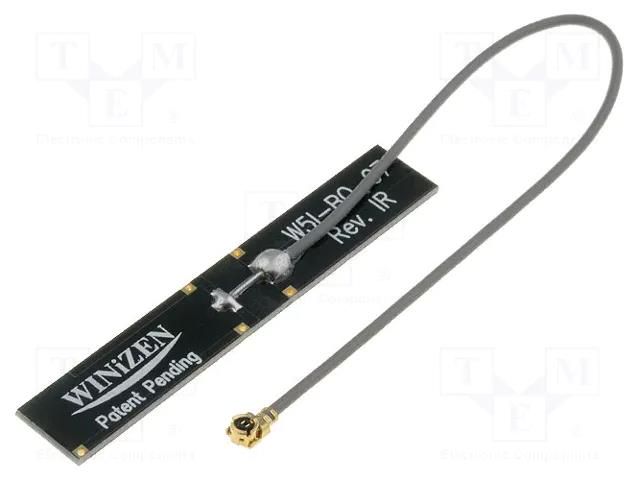 Antenna; Bluetooth,WLAN,ZigBee; 2.5dBi; Dim: 48x8x1mm; -30÷70°C WIZNET W5I-BO-07