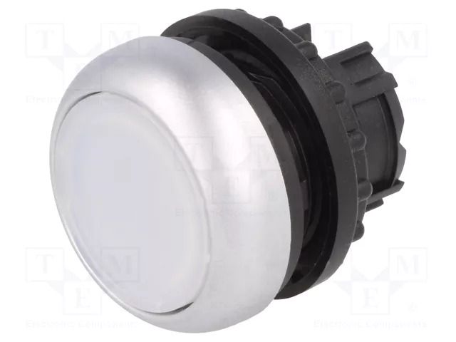 Switch: push-button; 22mm; Stabl.pos: 2; white; M22-FLED,M22-LED EATON ELECTRIC M22-DRL-W