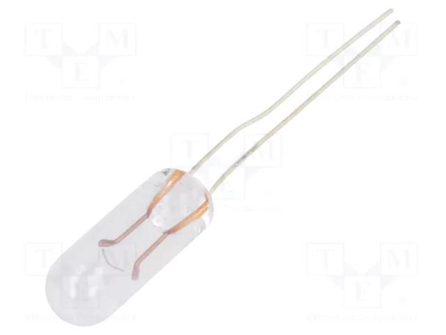 Filament lamp: miniature; 6VDC; 40mA; Bulb: T1 1/4; Ø: 4.2mm Goobay L3201