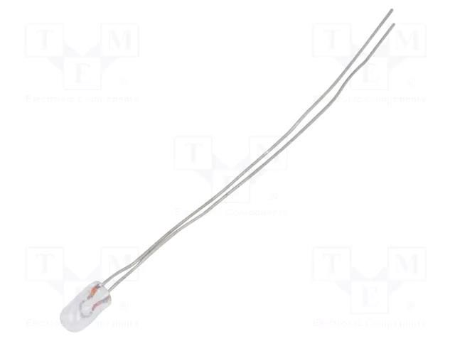 Filament lamp: miniature; 5VDC; 115mA; Bulb: T3/4; Ø: 2.36mm; 40000h BRIGHTMASTER L10-5/115