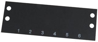 TERMINAL BLOCK MARKER, 1 TO 6, 14.3MM MS-6-142