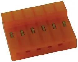 WIRE-BOARD CONNECTOR RECEPTACLE, 6 POSITION, 3.96MM 3-640431-6