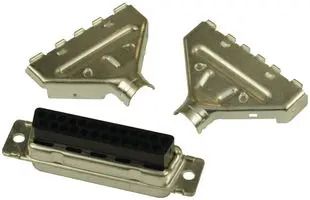 D SUB SHELL, PLUG, SIZE 3, STEEL 1658648-1