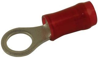 TERMINAL, RING TONGUE, #10, CRIMP, RED 2-31887-1