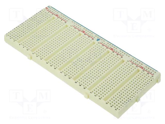 Board: universal; prototyping,solderless; W: 64mm; L: 142mm WISHER ENTERPRISE WBU-501