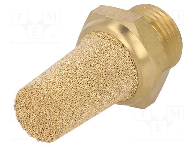 Sound suppression silencer; max.10bar; Thread: BSP 3/8"; outside NORGREN HERION T40C3800