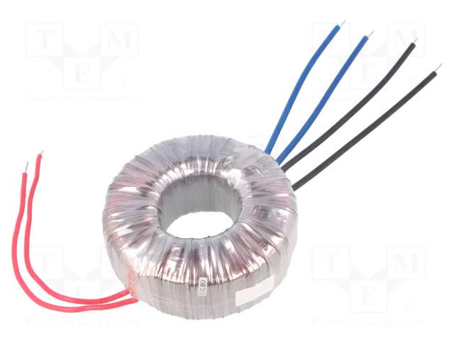 Transformer: toroidal; 160VA; 230VAC; 30V; 30V; 2.66A; 2.66A; H: 45mm INDEL TST150W/2X30V
