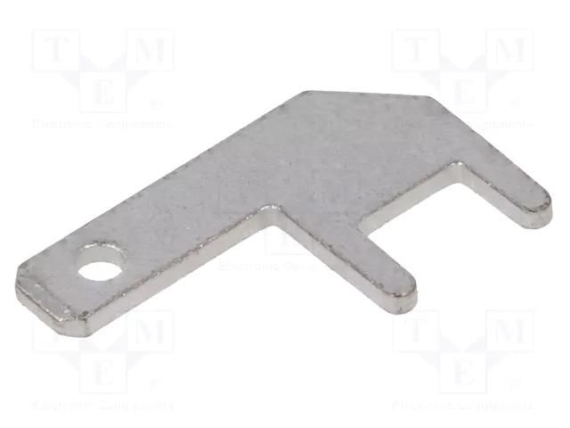 Terminal: flat; 2.8mm; 0.8mm; male; THT; tinned; Overall len: 13.5mm OSTERRATH 61-1407-21/0031
