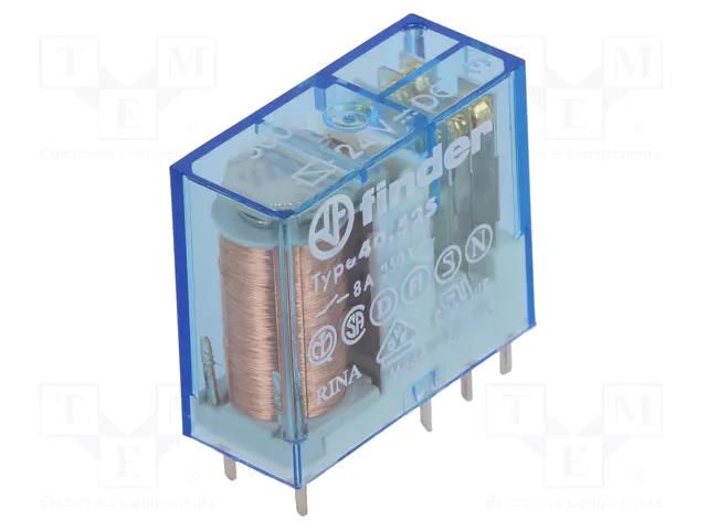 Relay: electromagnetic; DPDT; Ucoil: 24VDC; Icontacts max: 15A FINDER 40.52.7.024.5000