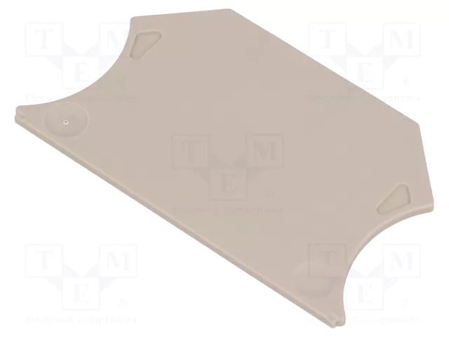 End plate; beige WEIDMÜLLER WAP2.5-10/BE