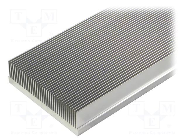 Heatsink: extruded; grilled; natural; L: 1000mm; W: 120mm; H: 34mm FISCHER ELEKTRONIK SK625/1000/AL