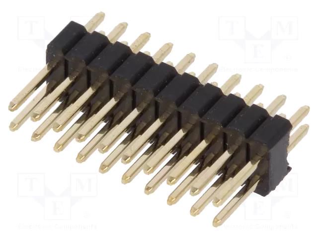 Connector: pin strips; pin header; male; PIN: 20; straight; THT CONNFLY ZL320-2X10P