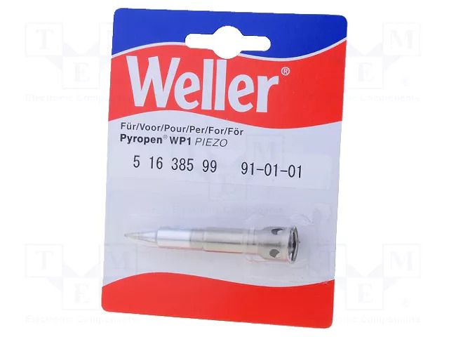 Tip; pin; 1mm WELLER WEL.91-01-01
