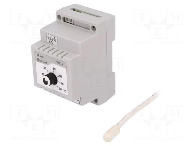 Module: regulator; NTC 47kOhm; temperature; NC,relay; TPMC; white ETRON TP-TPMC-9