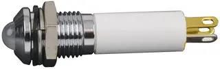LED INDICATOR, 8MM, RED/YEL/GRN, 24VDC, IP67 Q8P1CZZRYG24E.